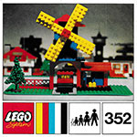 Lego 352 Windmühle mit Lkw